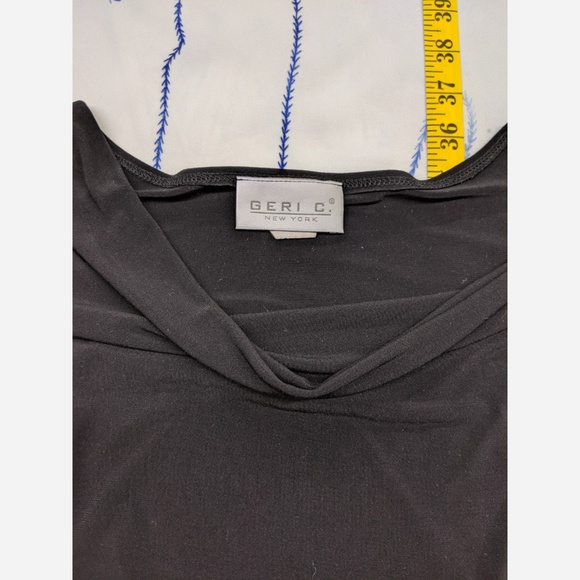 Women"s Small Geri C Black Maxi Dress - Picture 2 of 3